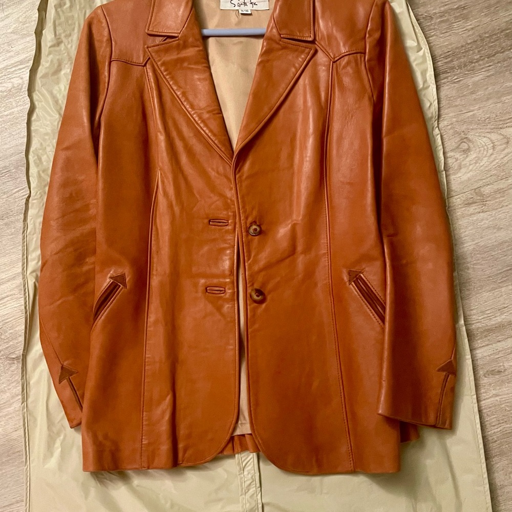 Vintage 70’s Joan Lober Women's Genuine Leather Jacker